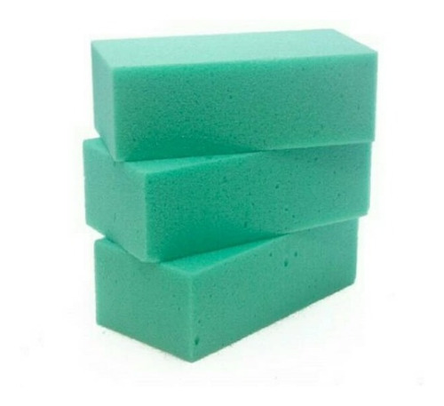 Espuma Floral Docena Verde Base Flores Artificiales 12 Pzas