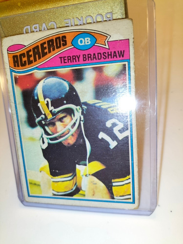 Tarjeta Mexican Tops 1977 Terry Bradshaw Acereros Steelers 