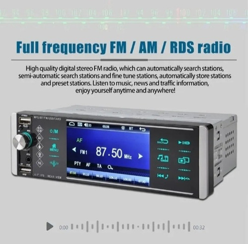 Radio 1 Din Mirror Link Touch Audi A1