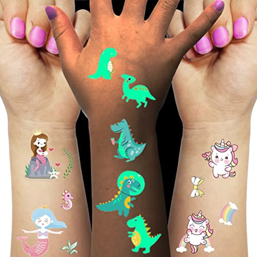 Tinta Para Tatuaje Tatuajes Temporales Luminosos Para Niños