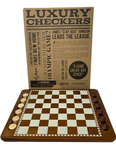 Juego De Mesa De Damas De Lujo Regal Games