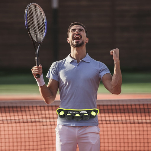 Riñonera Con Soporte For Pelotas De Tenis For Correr, Anda