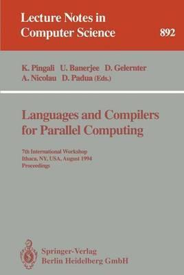 Libro Languages And Compilers For Parallel Computing : 7t...