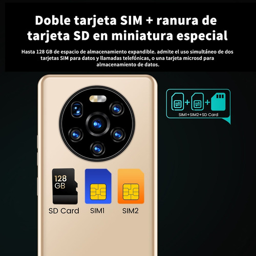 Celular Android Mate48 Pro 3g Negro De 5.45 En Ram 512mb Y Rom 4gb