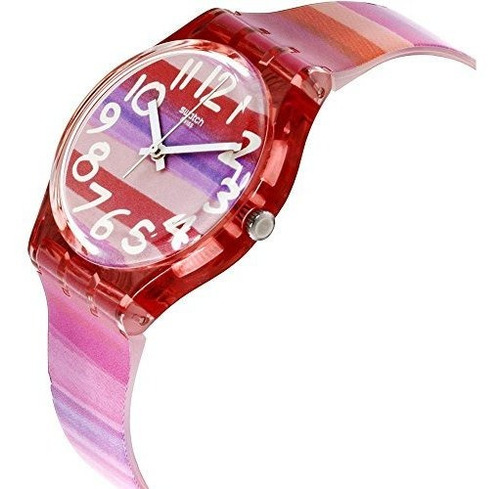 Reloj Swatch Atilbe Graphic Dial Plastic Quartz Ladies Gp140