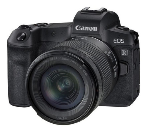  Canon EOS R Kit R + lente 24-105mm f/4-7.1 IS STM mirrorless cor  preto