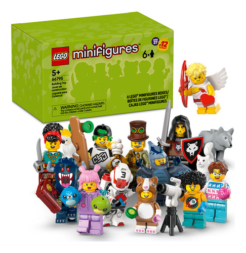Série 27 de minifiguras LEGO® (pacote com 6) 66795; pacote múltiplo de bonecos surpresa colecionáveis