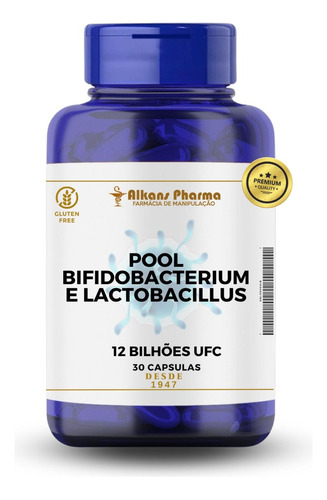 Lactobacillus Bifidobacterium 12 Bi Redução Medidas 30 Cáps