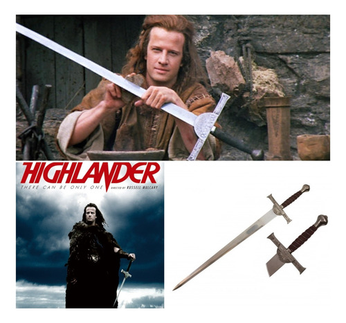 Espada Connor Macleod Highlander Con Plaqueta