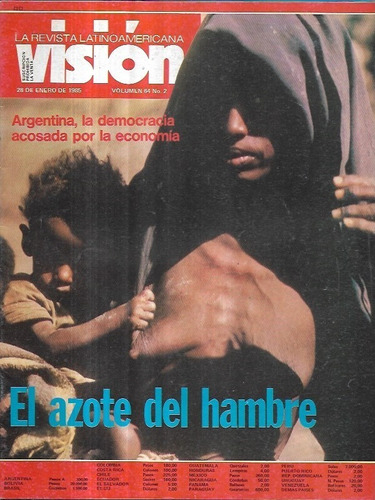 Revista Visión Vol 64 N 2 / 28-1-85 / El Azote Del Hambre