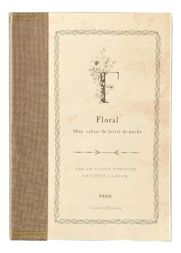 Cuaderno Floral Áspero B5 - 5  X 7 , 144 Hojas Estilo ...