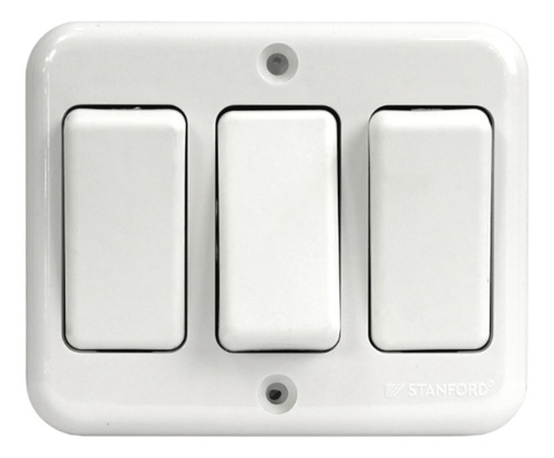 Interruptor Sobrepuesto Triple Casquete 16a 250v Cert. Sec