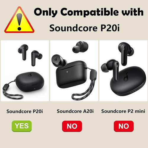 2pcs Funda Protectora Para Anker Soundcore P20i Silicona