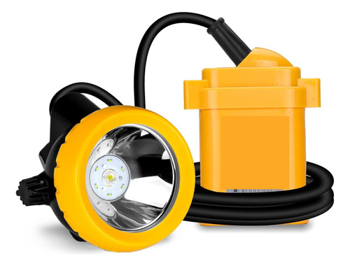 Linterna De Cabeza Led Para Minería Luz Intensa Y Recargab