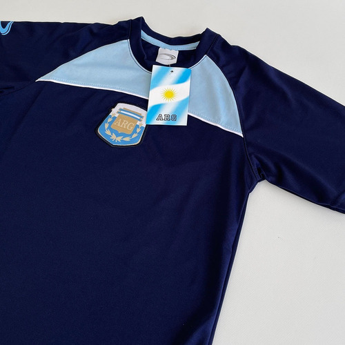 Imagen 3 de 5 de Remera Deportiva Argentina Para Niños Del Talle 4 Al 14