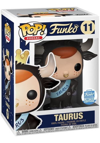 Funko Pop Taurus #11 Funko Shop Sticker Freddy Funko