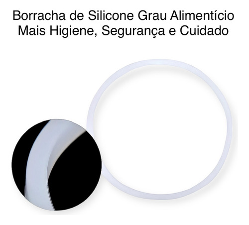 Kit 2 Arrastes + Anel De Vedação Para Magic Bullet 250 W