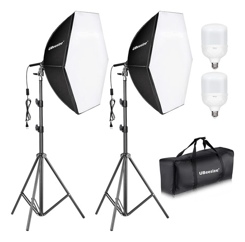 Softbox Kit De Iluminación Para Fotografía, 30 X 30 Pulgadas