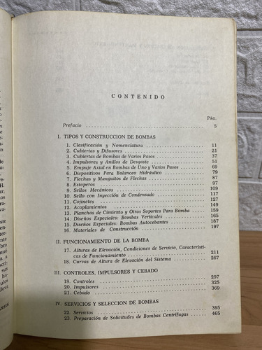 Bombas Centrifugas, Selección, Operación Y Mantenimiento (Usado)