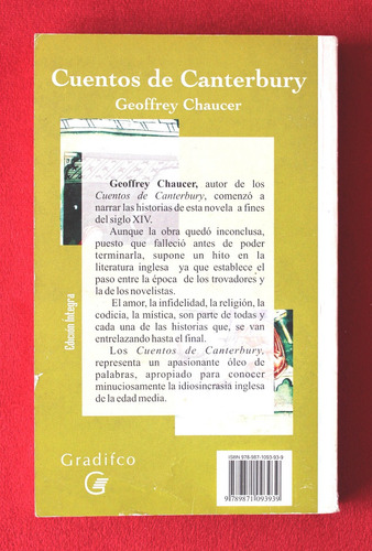 Cuentos De Canterbury - Geoffrey Chaucer