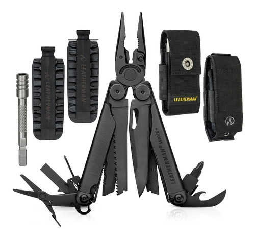 Kit Multiherramienta Con Accesorios Wave+ Negra Leatherman