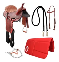 Comprar Kit Sela Americana Completa Em Couro Menor Preço Sv1075