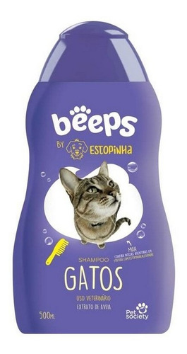 Pet Society Beeps Shampoo Para Gatos 500ml