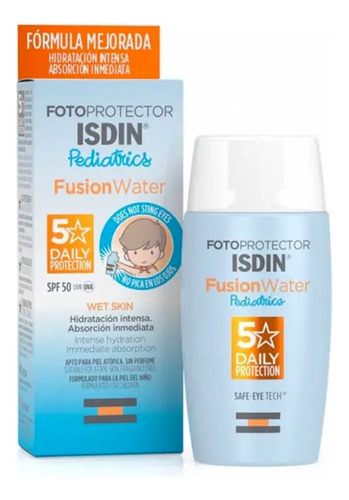 Isdin Fotoprotector Fusion Water Infantil Fps 50 X 50 Ml.