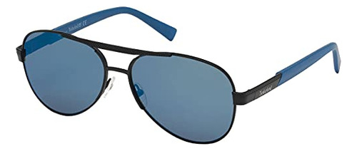 Óculos De Sol Timberland Tb 9214 02d Matte Black Front, Coba