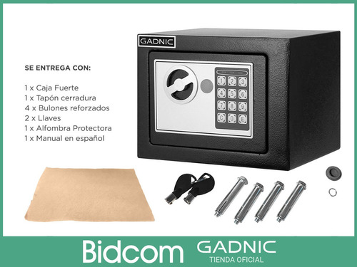 Caja De Seguridad Empotrable Ignifuga Digital Reforzada