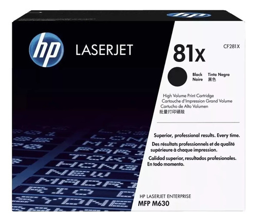 Toner Hp 81x 81 Cf281x 281x Mpf M630 M604 M605 M606 Original