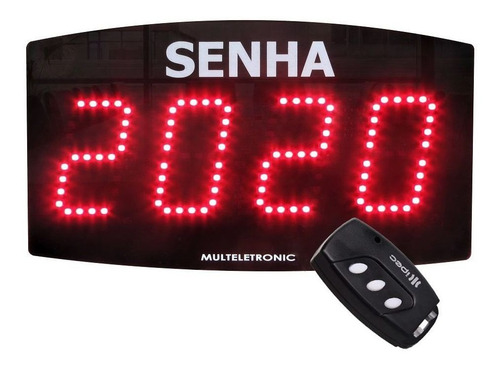 Food Truck Painel Digital Senha Sequencial
