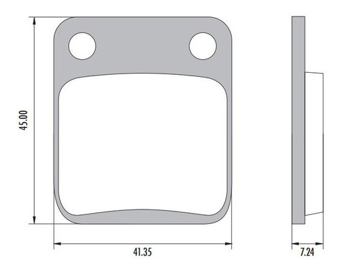 Pastilla Trasera Freno Apollo Rfz 125, Rfz 140, Rfz 150