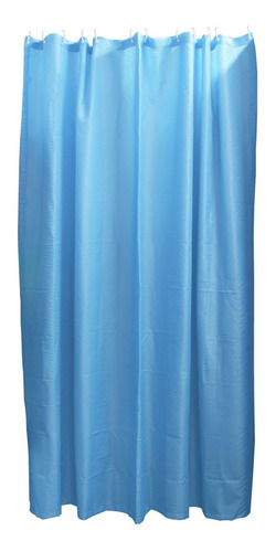 Imagen 1 de 1 de Cortina Baño Poliéster 200x200 Cm Azul