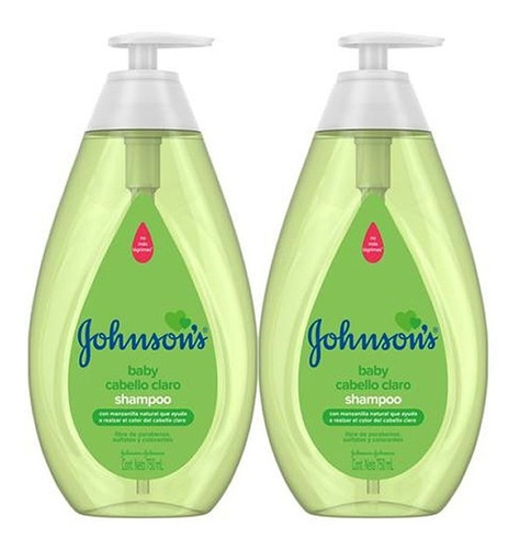 Shampoo Johnson´s Manzanilla 750 Ml X 2 - mL a $94