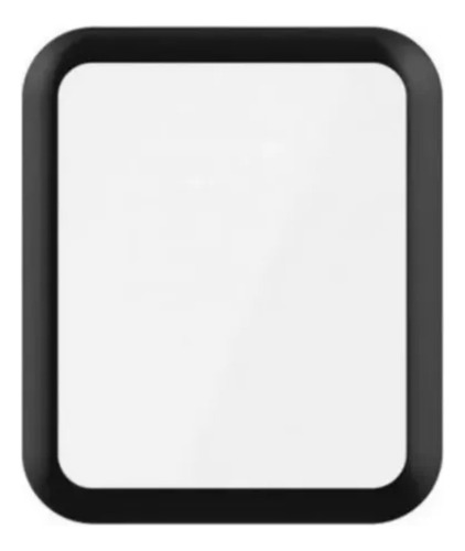 Pulsera y película 3D para Apple Watch de 38 mm, 40 mm, 42 mm, 44 mm, sin color negro, 38 mm de ancho