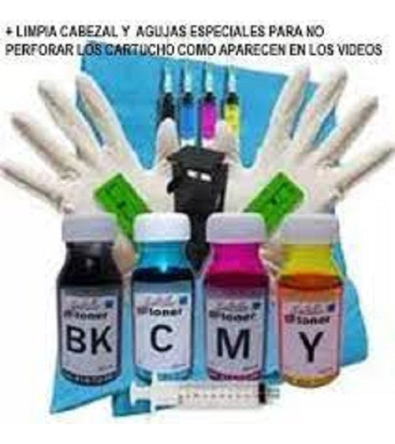 Kit Recarga Profesional Cartucho 60 122 662 664 667+modelos 