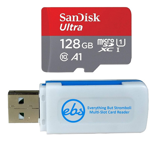Tarjeta De Memoria Micro Sd Sandisk Ultra 128gb + Lector Sd