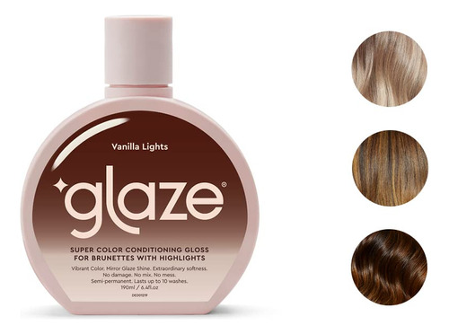 Glaze Super Colour Conditioning Gloss 6.4 Fl Oz (2-3 Tratami