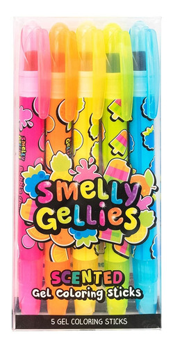 5 Barras De Gel Perfumadas 5 Colores Scentco Smelly Gellies