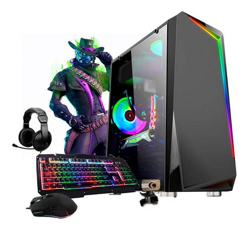 Imagem 1 de 8 de Pc Gamer Maximus I5 Gtx 1050 8gb Hd 1tb Ssd 120gb Wi-fi