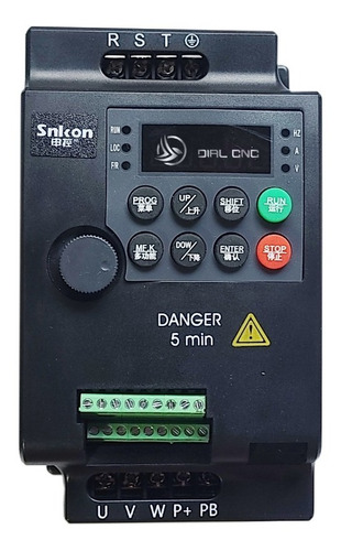 Inversor De Frequência 3cv 10a 2.2kw Saida 220v Trifásico
