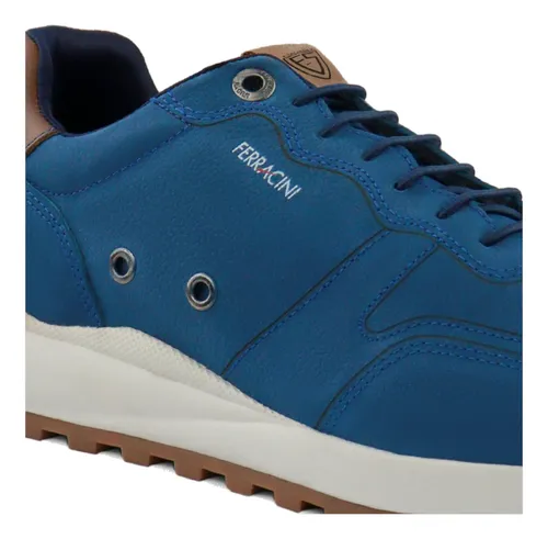 Zapatilla Ferracini Hombre Dark 9352 Azul Urbano