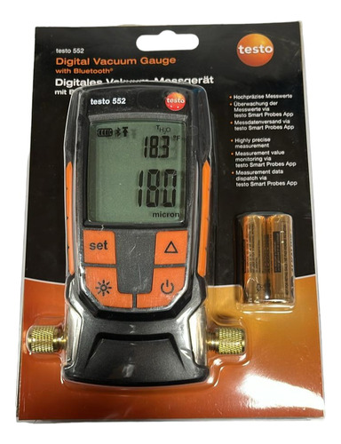 Vacuómetro Digital Testo 552 Bluetooth - Refricer