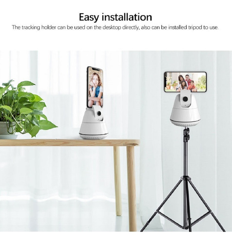 Imagen 5 de 8 de Soporte Para Celular Con Seguimiento Facial Trípode Selfie