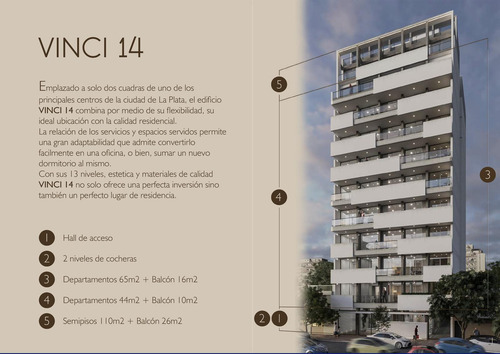 Departamento En Venta, Fideicomiso, Calle 14 Entre 59 Y 60, La Plata