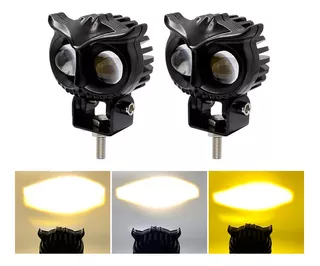 Faro Led Neblinero Dual A/b Auto/moto Forma De Búho