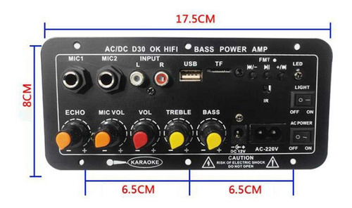 Placa Amplificadora Para Coche, Adaptador Estadounidense,