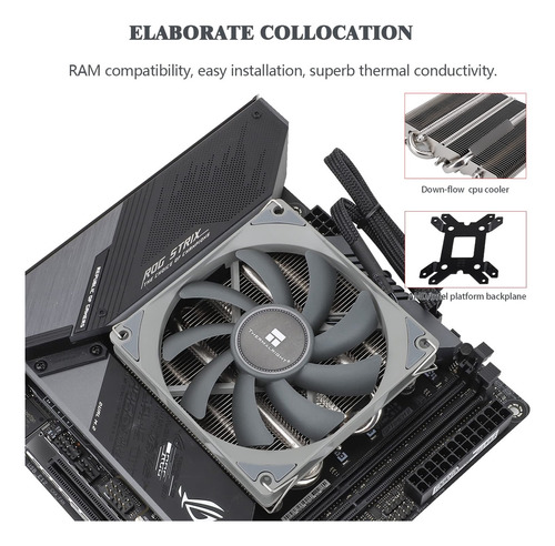 Thermalright Axp90 X36 Low Profile Itx Cpu Cooler, 36mm De