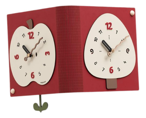 Reloj De Pared De Esquina De Doble Moderno